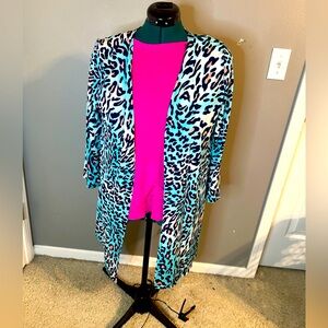Bright Cheetah Print Cardigan